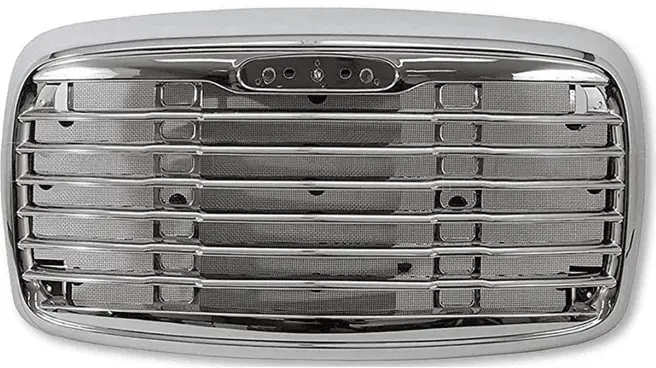 Parrilla Freightliner Columbia Cromada Con Atrapa mosca