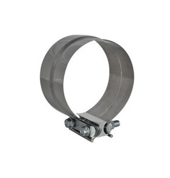 Abrazadera Mofle 4" Acero Inoxidable