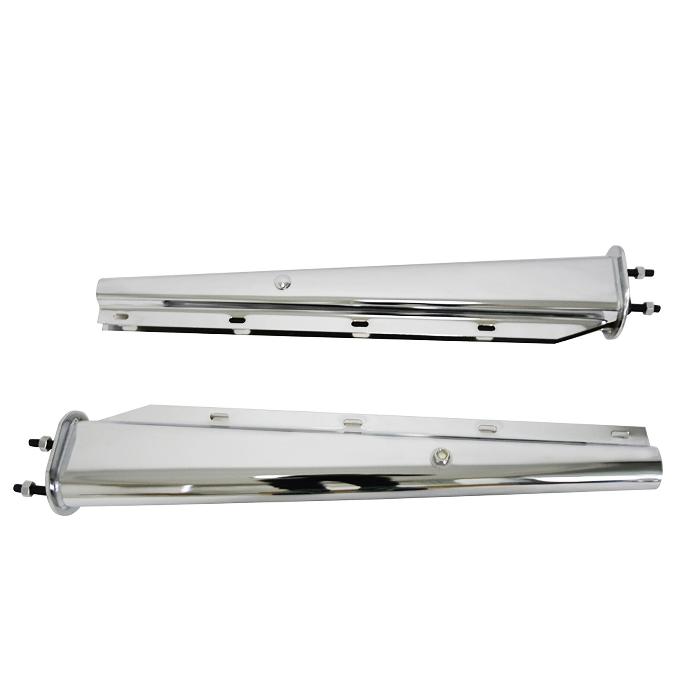 Escualizable 2.5" Entre Tornillos Par Acero Inoxidable 