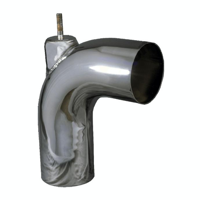 Codo Freightliner 5"  Con Tornillo Cromado