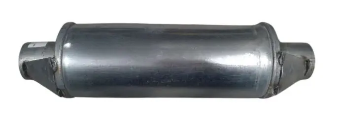 Presilenciador 4 X 35 In/Out 2-1/2 Aluminio Con Fibra