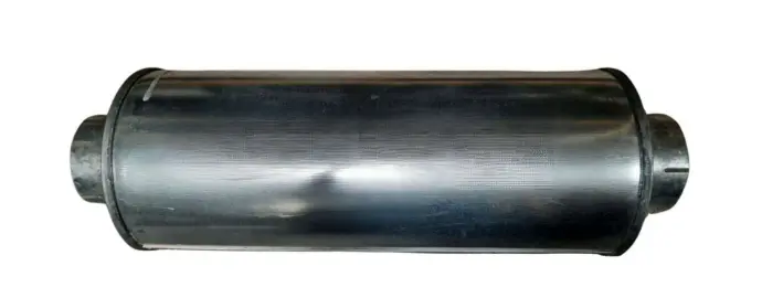Silenciador Redondo 8 X 20 Largo In/Out 2-1/2 (Camion Liviano) Galvanizado 