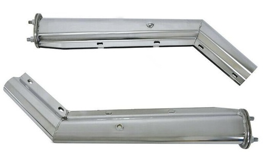 [HM-647S-SL] Brazo Porta Aleton 2.5" Entre Tornillos Par Acero Inoxidable A 45 Grados