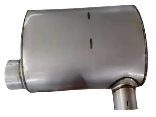 [HM-1111O] Silenciador Ovalado Tipo Mack entrada 4" Salida 5"