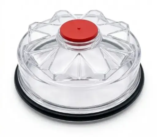 [HM-4975] Tapa Grasera Trailer Transparente Roscada